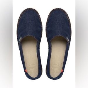 Havaianas Espadrilles Unisex (10 W / 8.5 M) Origine Relax Denim Navy Blue